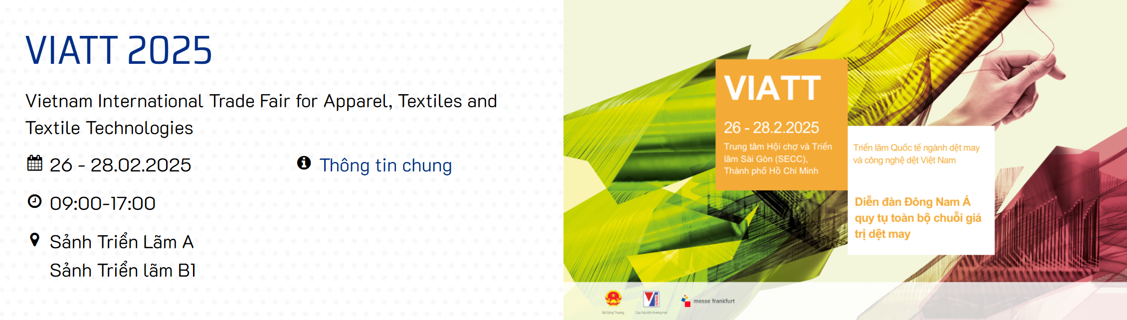 Vietnam International Trade Fair for Apparel, Textiles and Textile Technologies