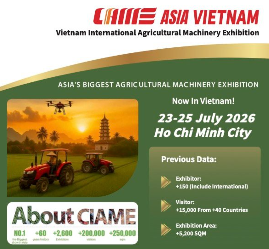 CIAME Vietnam 2026 Agricultural Machinery Technology Exhibition